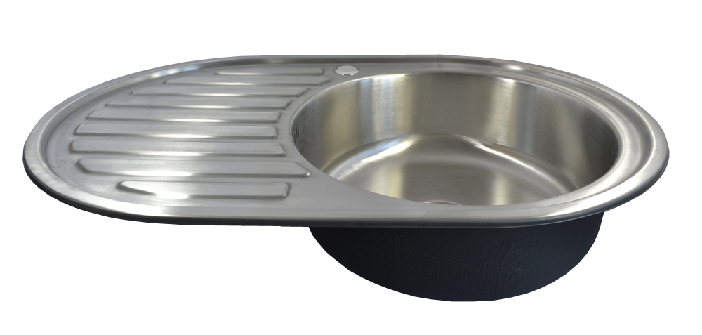 1 Spülbecken Spüle Edelstahl 304 Einbauspüle Ablagefläche Becken